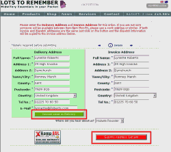 Enter your delivery details